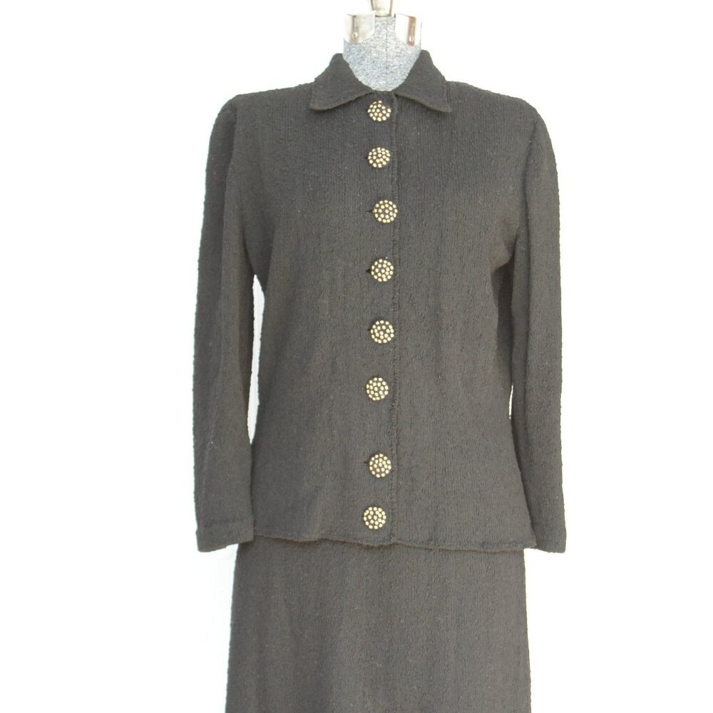 A piece of fashion history: 50's Traina-Norell soft bouclé wool suit